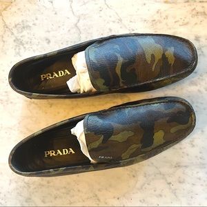 PRADA Men Camo Loafer